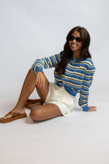 What's At Stake Striped Cardigan