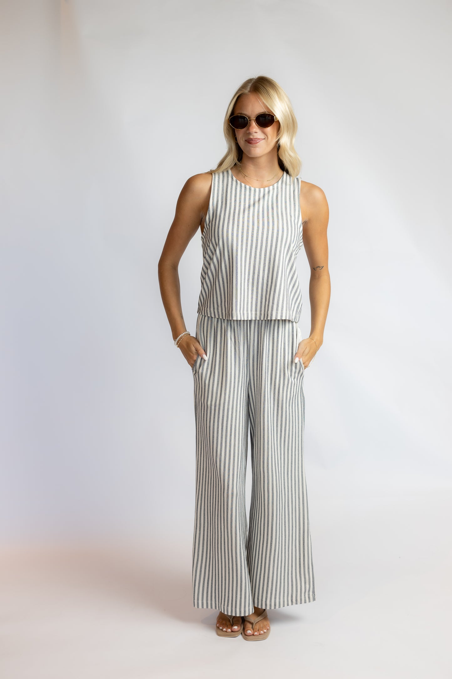 Scout Knit Striped Pant Eclipse