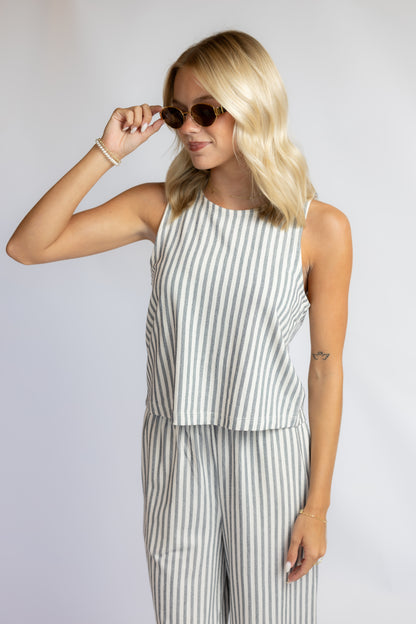 Scout Knit Striped Pant Eclipse