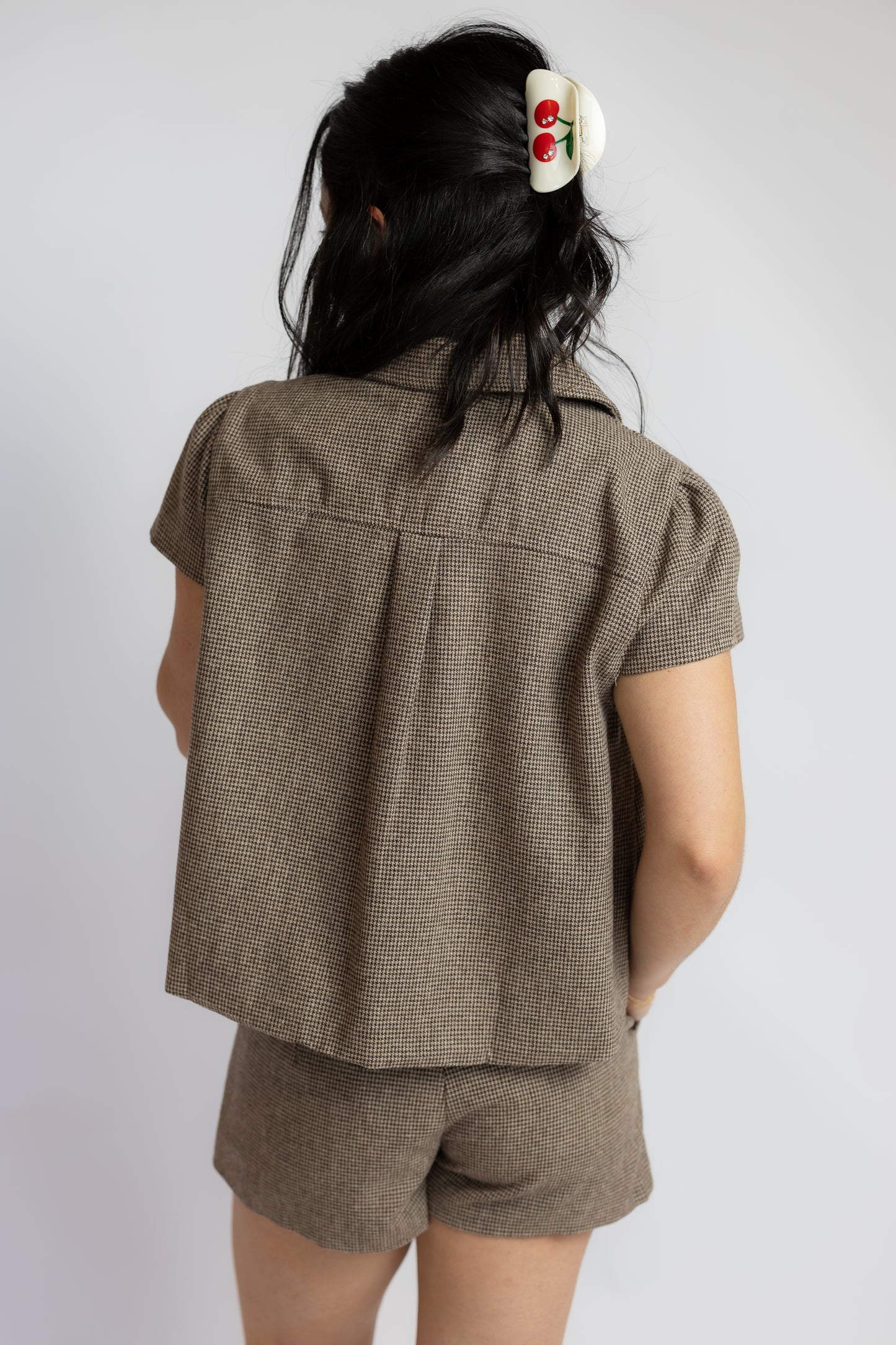 No Goodbyes Houndstooth Shorts