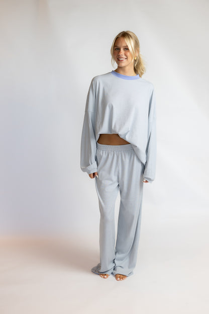 Kenzie Striped Ribbed Pants