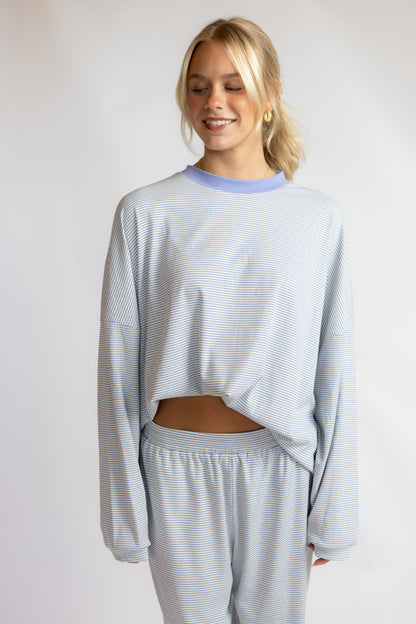 Kenzie Striped Ribbed Pants