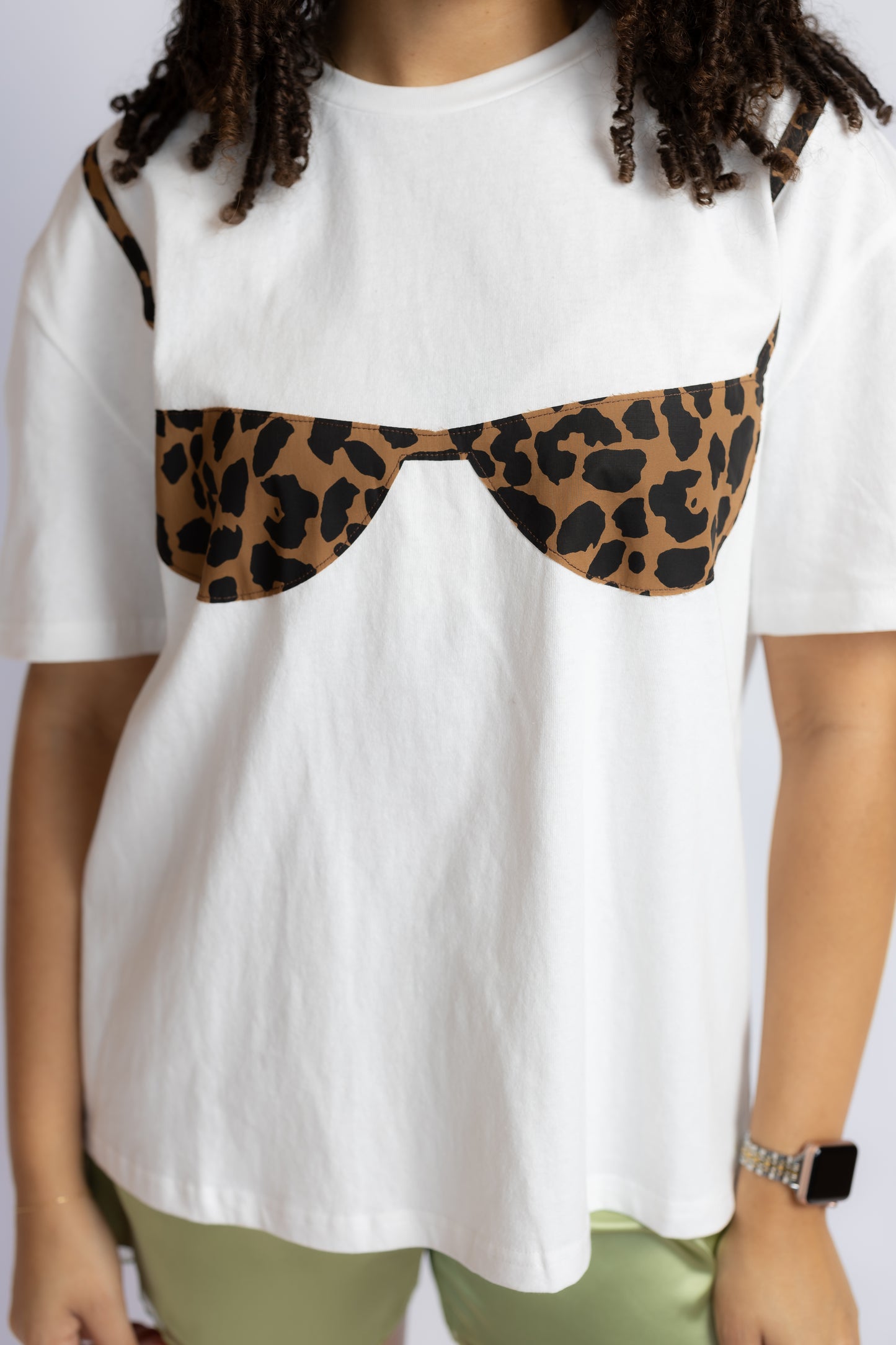 Sandy Leopard Bikini Tee