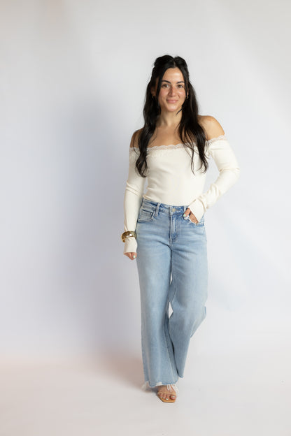 Anywhere You Want Lace Top