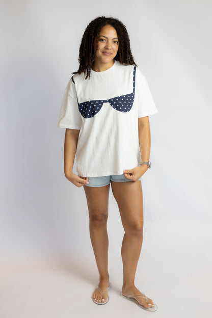 Sandy Polka Dot Bikini Tee