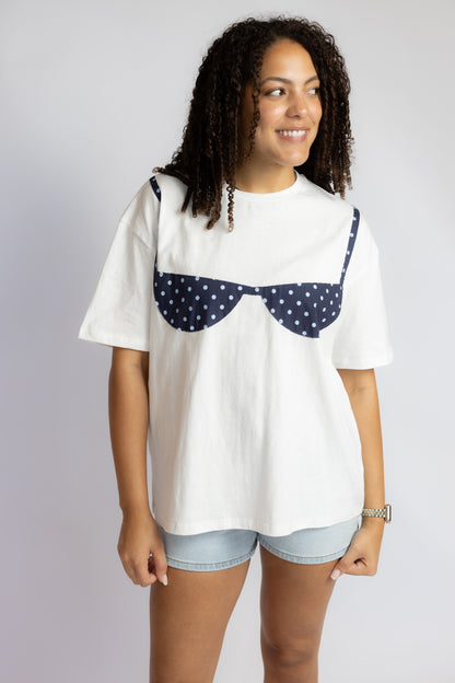 Sandy Polka Dot Bikini Tee