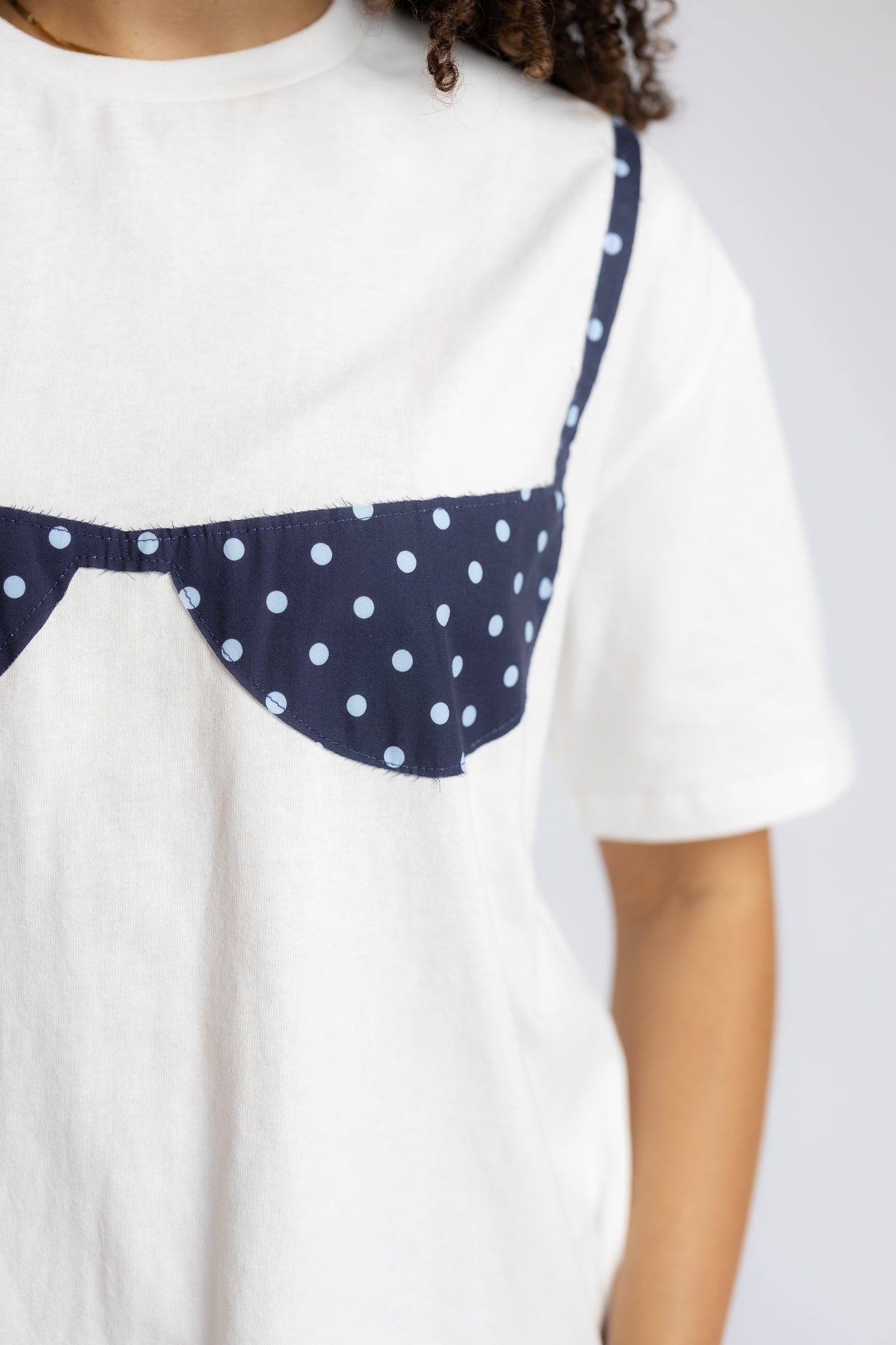 Sandy Polka Dot Bikini Tee