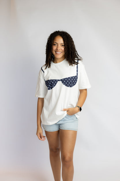 Sandy Polka Dot Bikini Tee