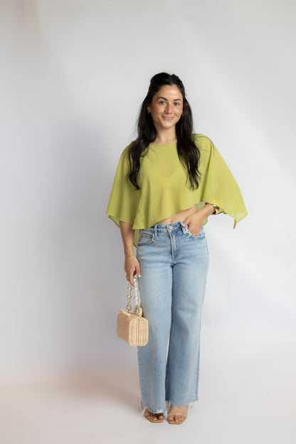 Shrugged It Off Poncho Top