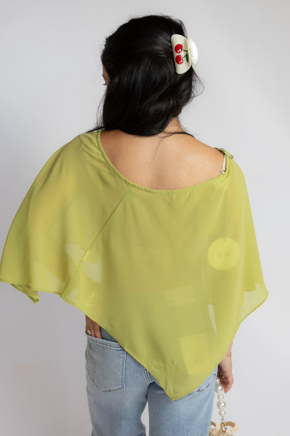 Shrugged It Off Poncho Top