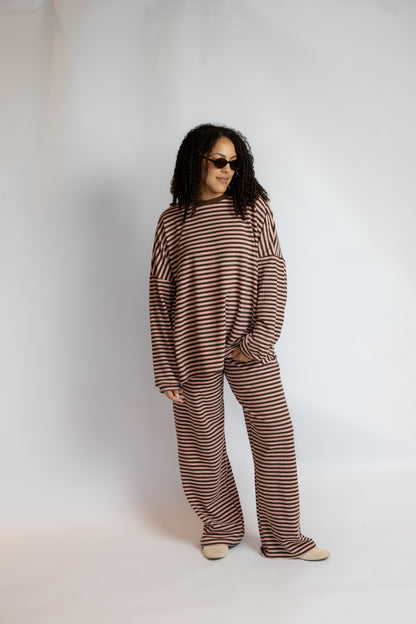 Morgan Striped Long Sleeve Top