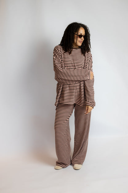Morgan Striped Lounge Pants