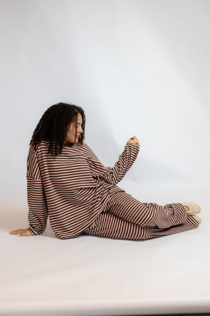 Morgan Striped Long Sleeve Top