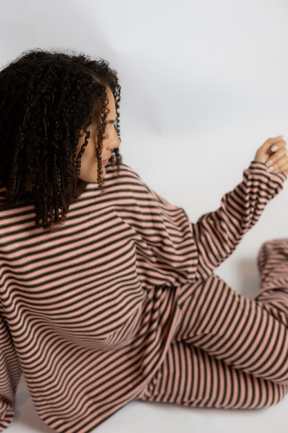 Morgan Striped Long Sleeve Top