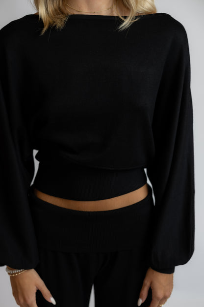 Gina Boat Neck Knit Top
