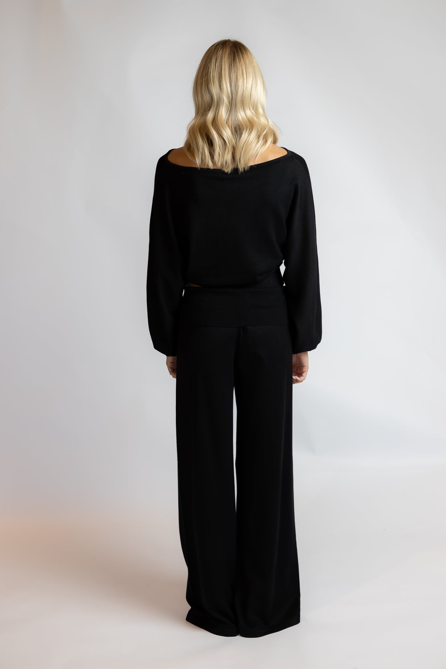 Gina Folded Waist Knit Pants