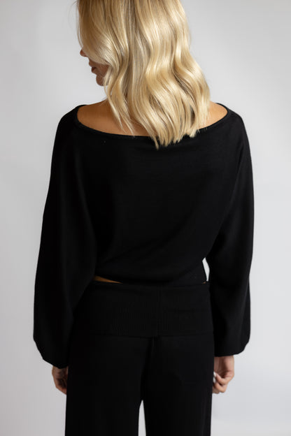 Gina Boat Neck Knit Top