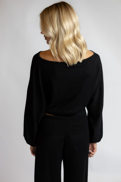 Gina Folded Waist Knit Pants