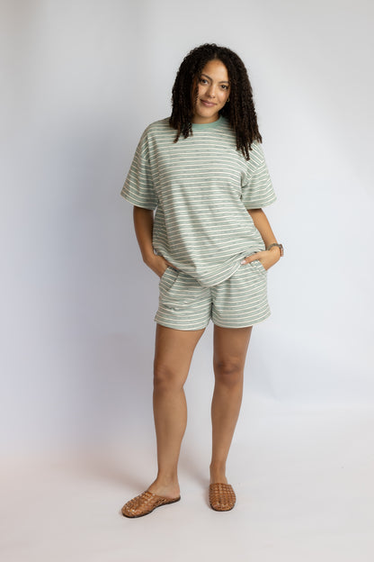 Picture Perfect Striped Lounge Shorts