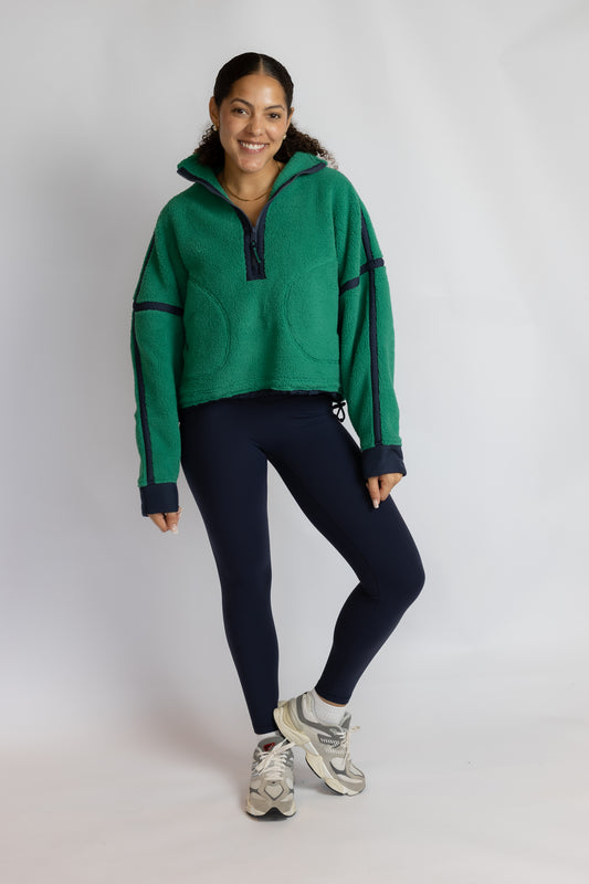 Mountain High 1/2 Zip Green Glow