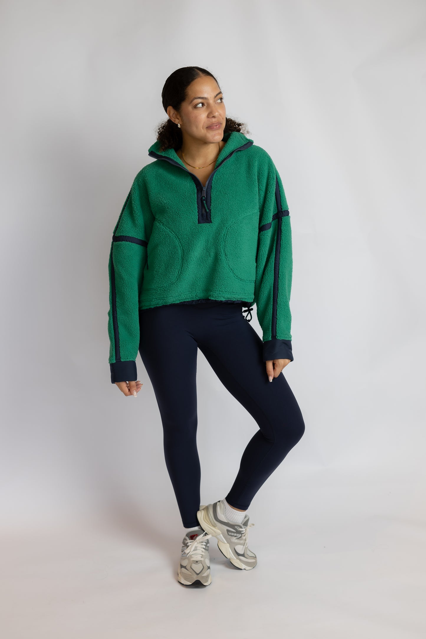 Mountain High 1/2 Zip Green Glow