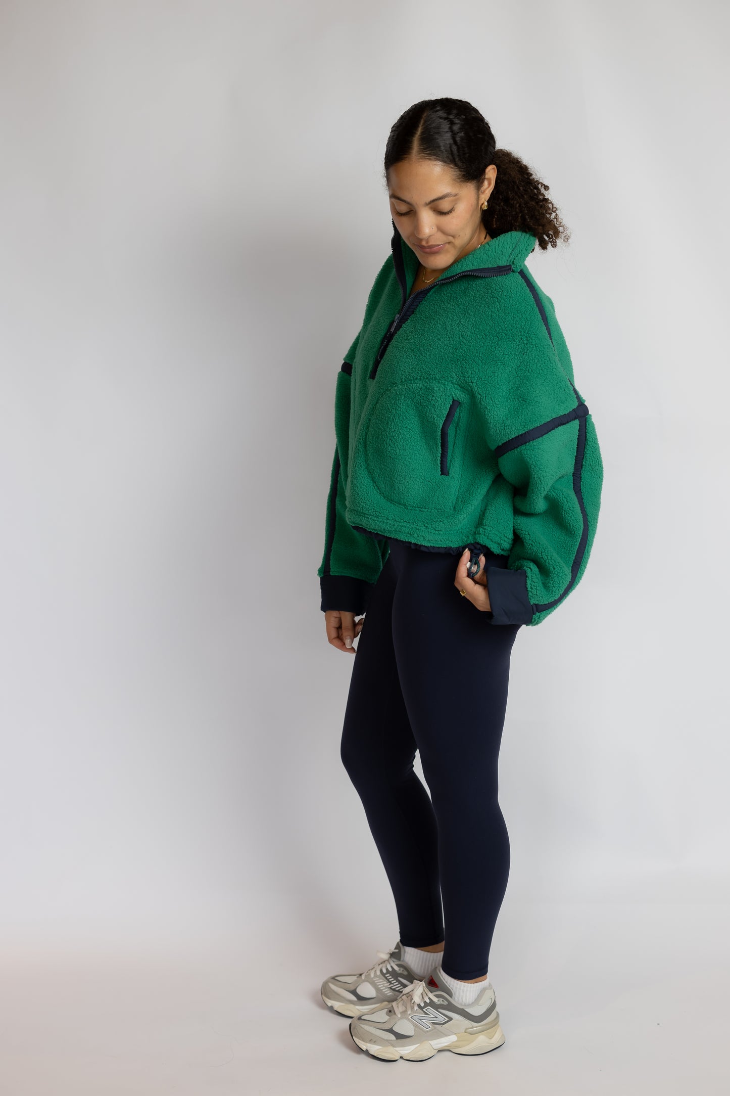 Mountain High 1/2 Zip Green Glow
