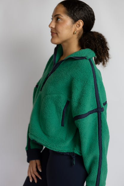 Mountain High 1/2 Zip Green Glow