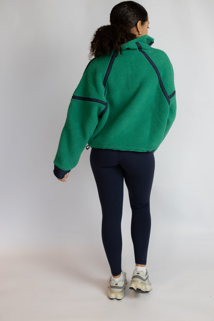 Mountain High 1/2 Zip Green Glow