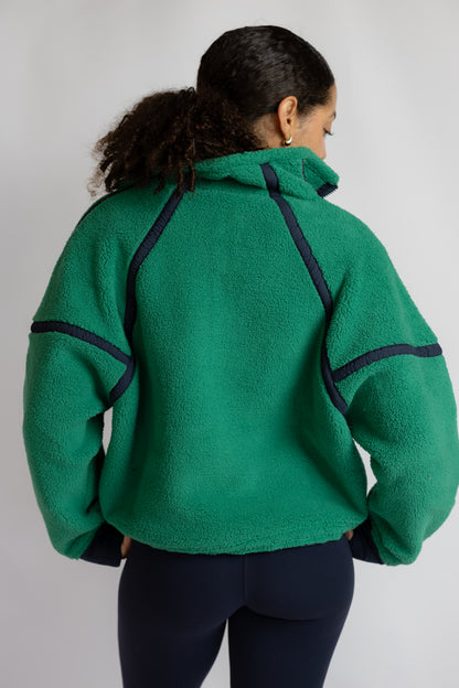 Mountain High 1/2 Zip Green Glow