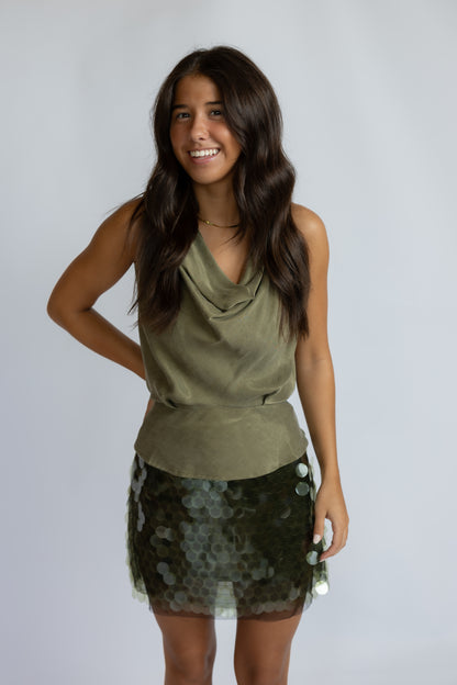 Alula Sequined Mini Skirt