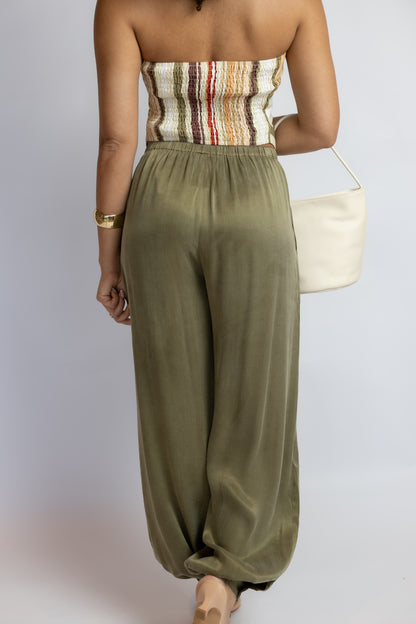 Sam Satin Jogger Pant