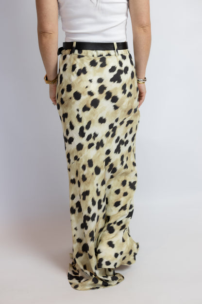 Talk Of The Town Leopard Maxi Skirt