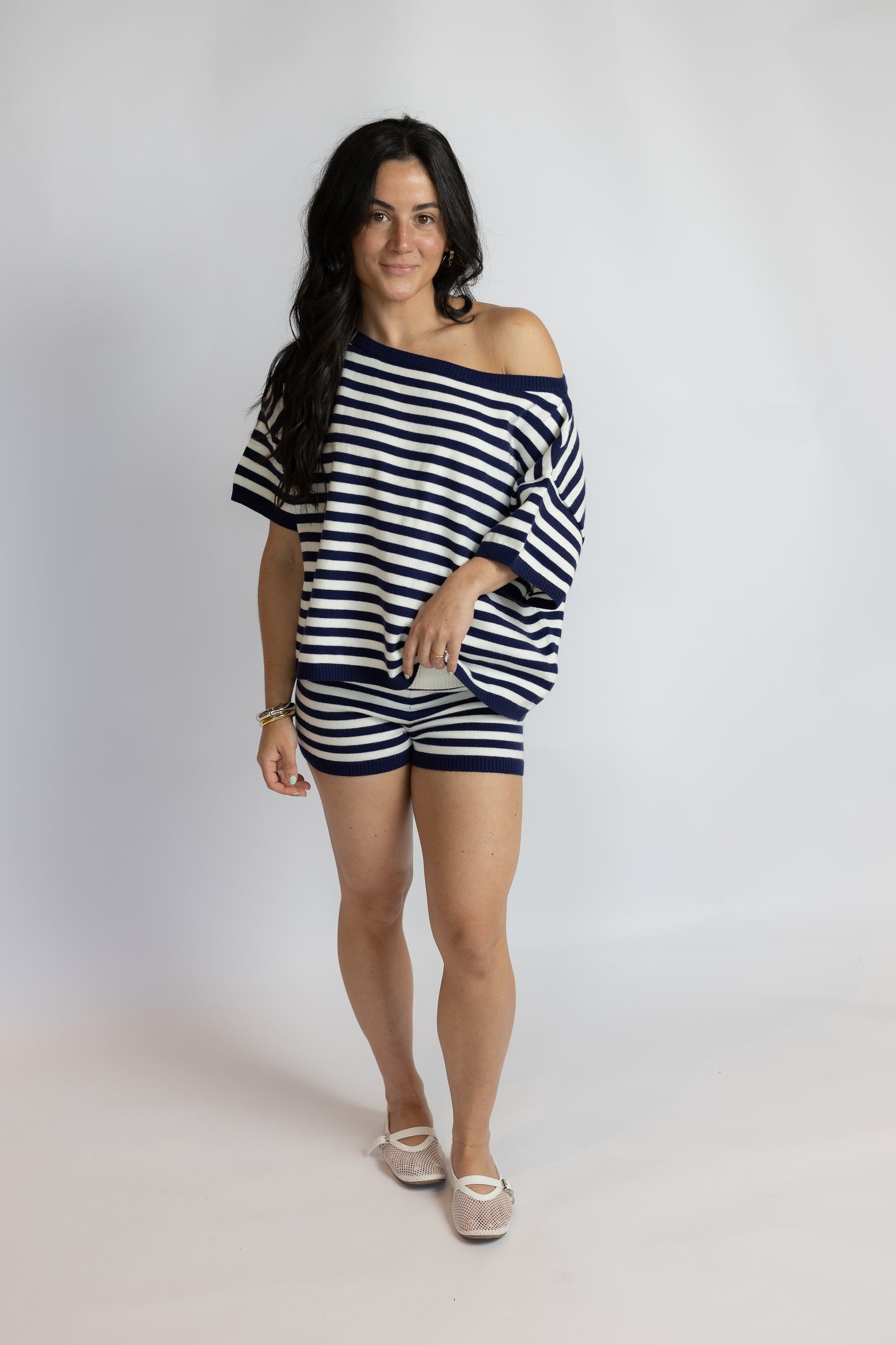 High Hopes Striped Sweater Top