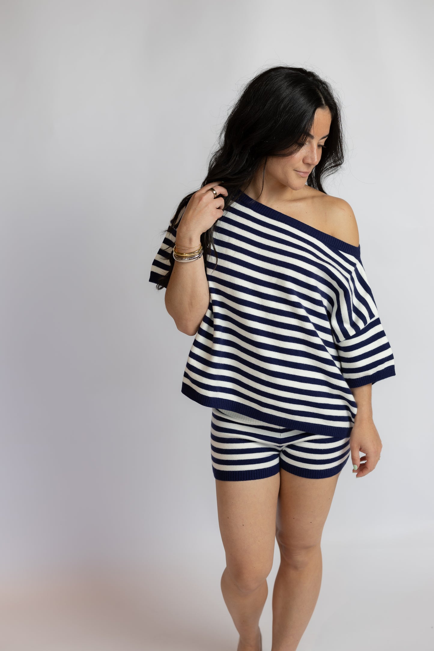High Hopes Striped Sweater Top