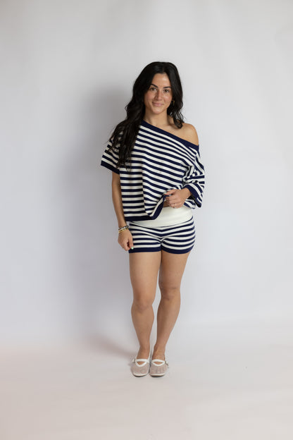 High Hopes Striped Sweater Top