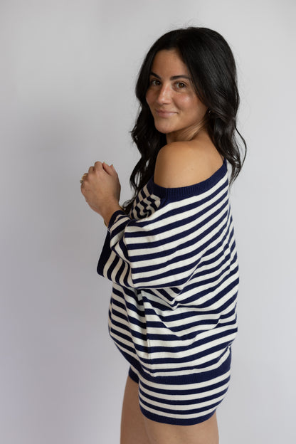 High Hopes Striped Sweater Top
