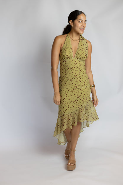 Alyssa Asymmetrical Midi Dress