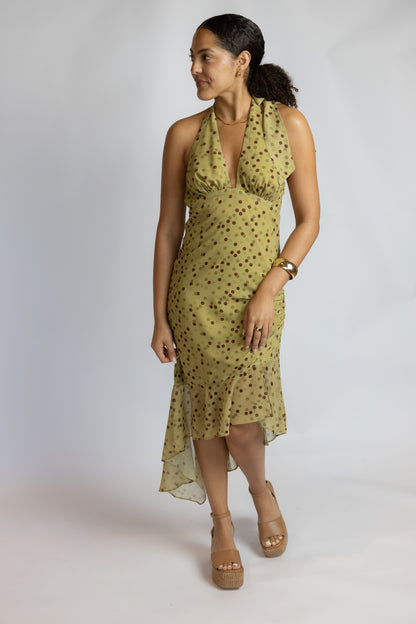 Alyssa Asymmetrical Midi Dress