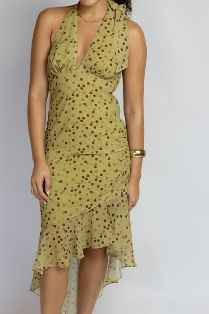 Alyssa Asymmetrical Midi Dress