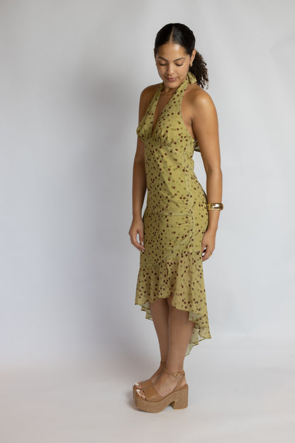 Alyssa Asymmetrical Midi Dress