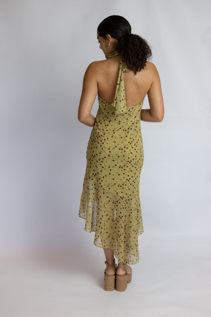Alyssa Asymmetrical Midi Dress