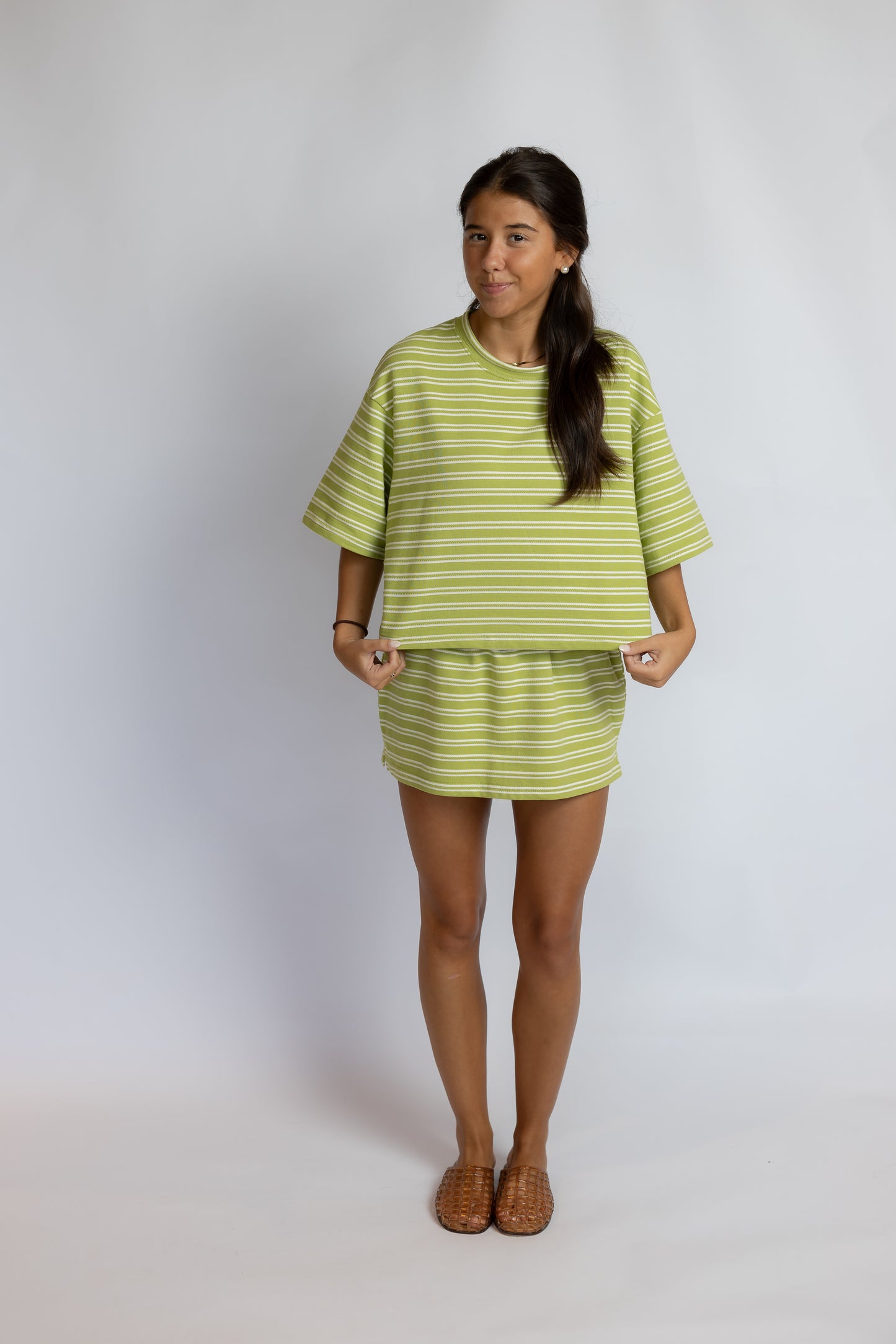 Kameron Striped Boxy Top