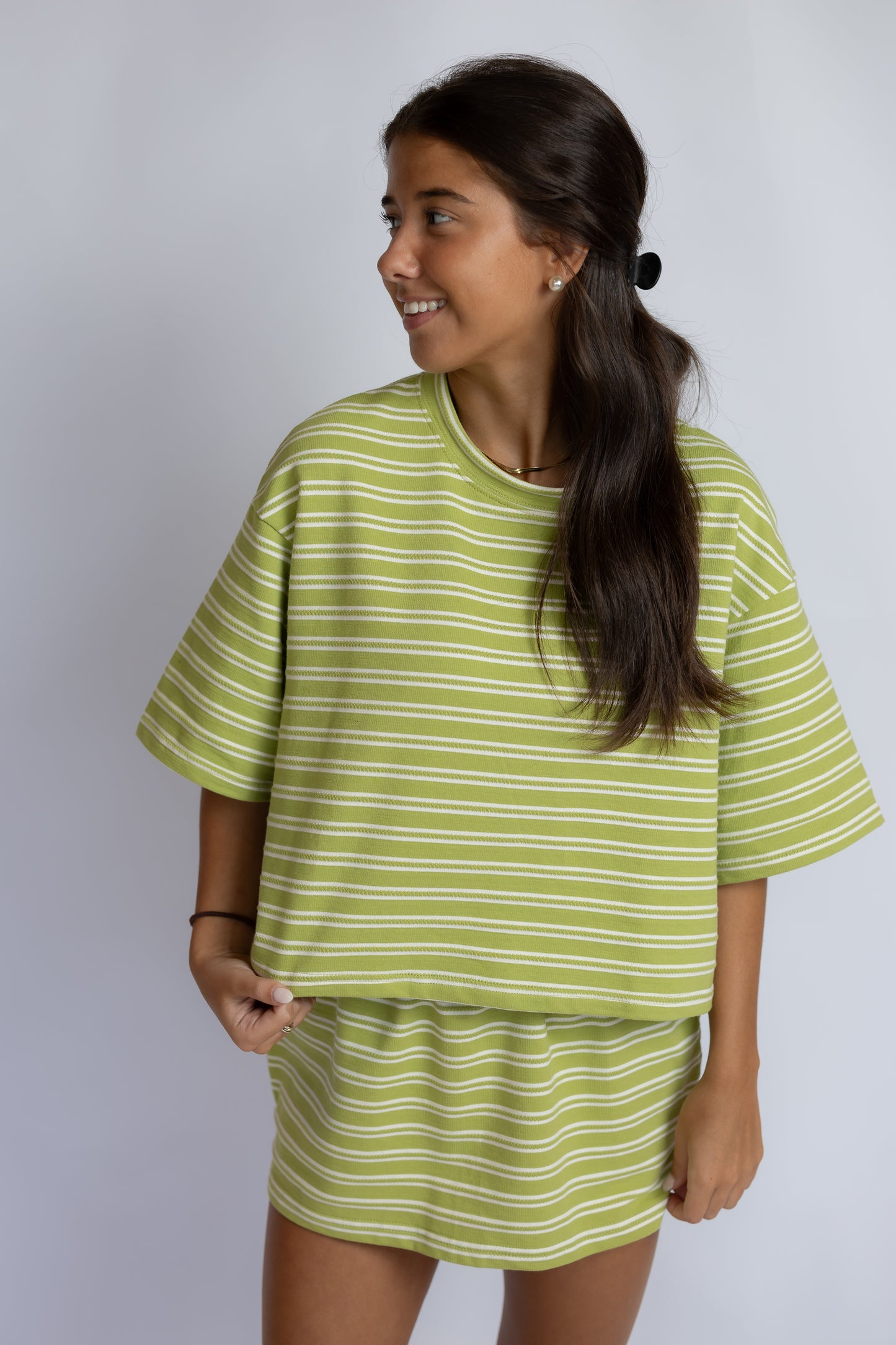Kameron Striped Boxy Top