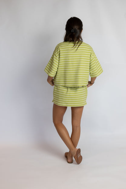 Kameron Striped Boxy Top