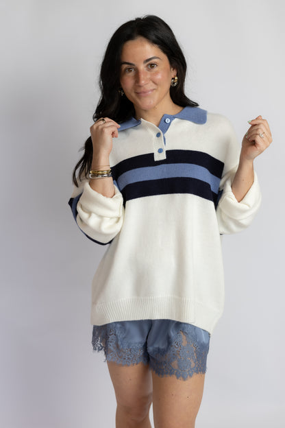 Montauk Rugby Knit Top