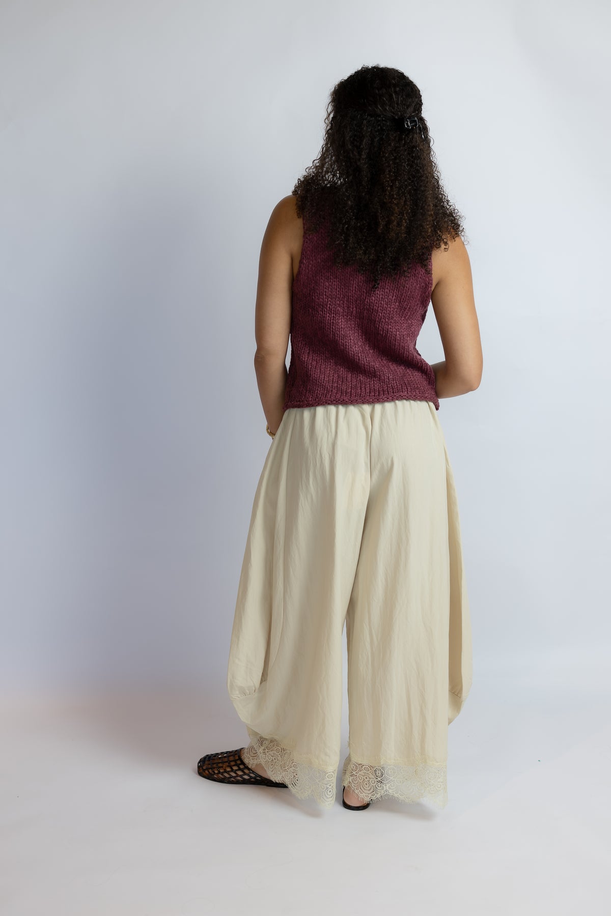 Just For Show Lace Balloon Pants
