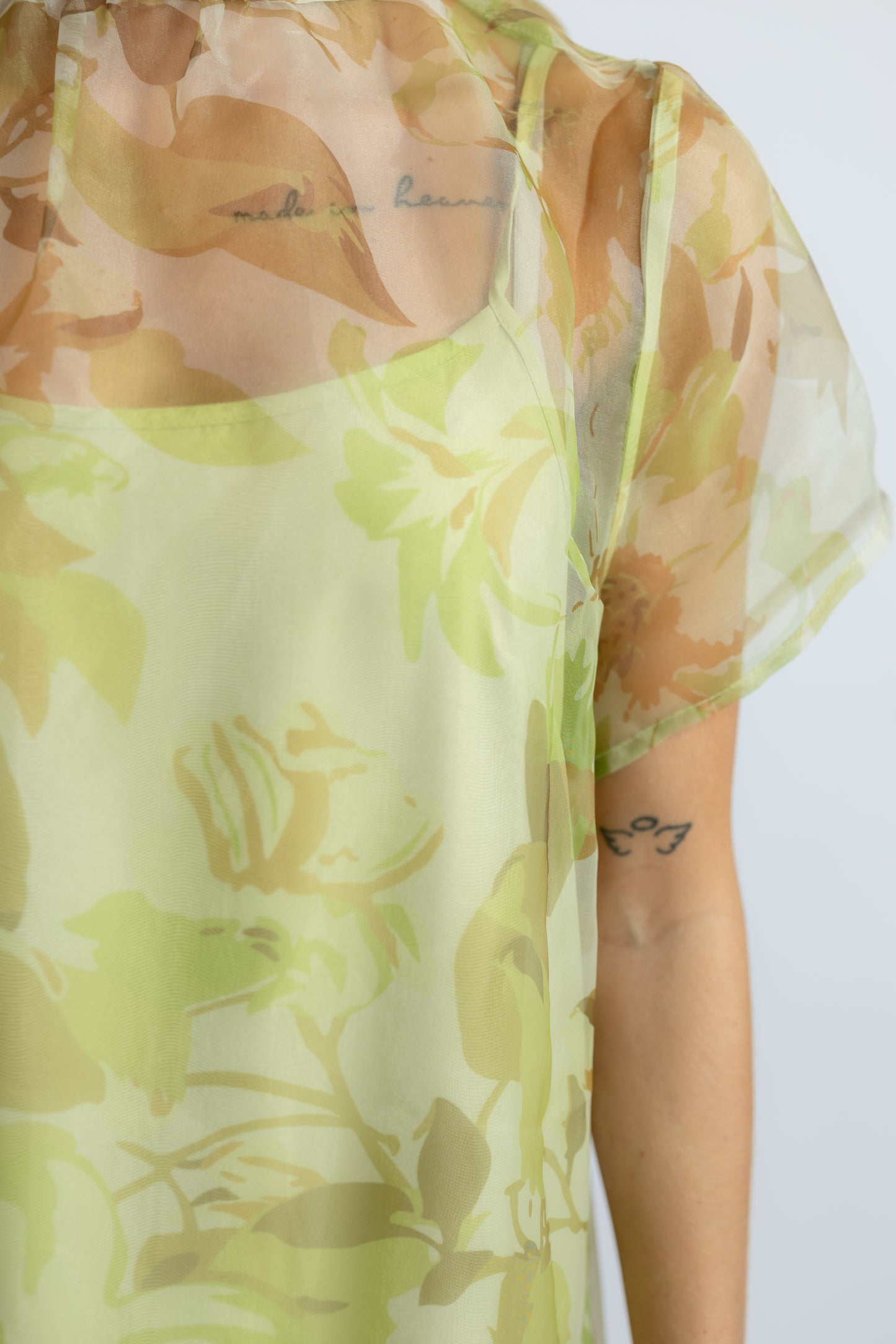 Ellery Floral Dime Organza Maxi Dress