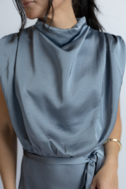 Legend Has It Satin Midi Dress