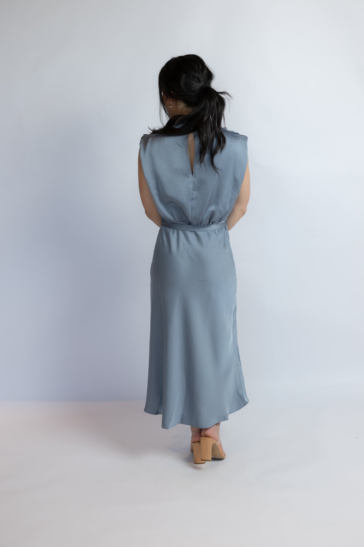 Legend Has It Satin Midi Dress