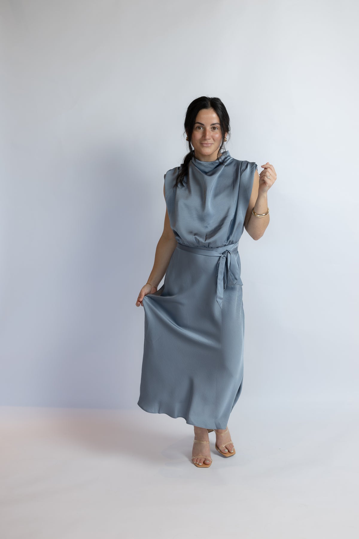 Legend Has It Satin Midi Dress